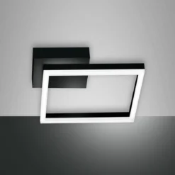 Fabas Luce 3394-21-101 LED Wandleuchte Bard 30x30cm 3000K schwarz