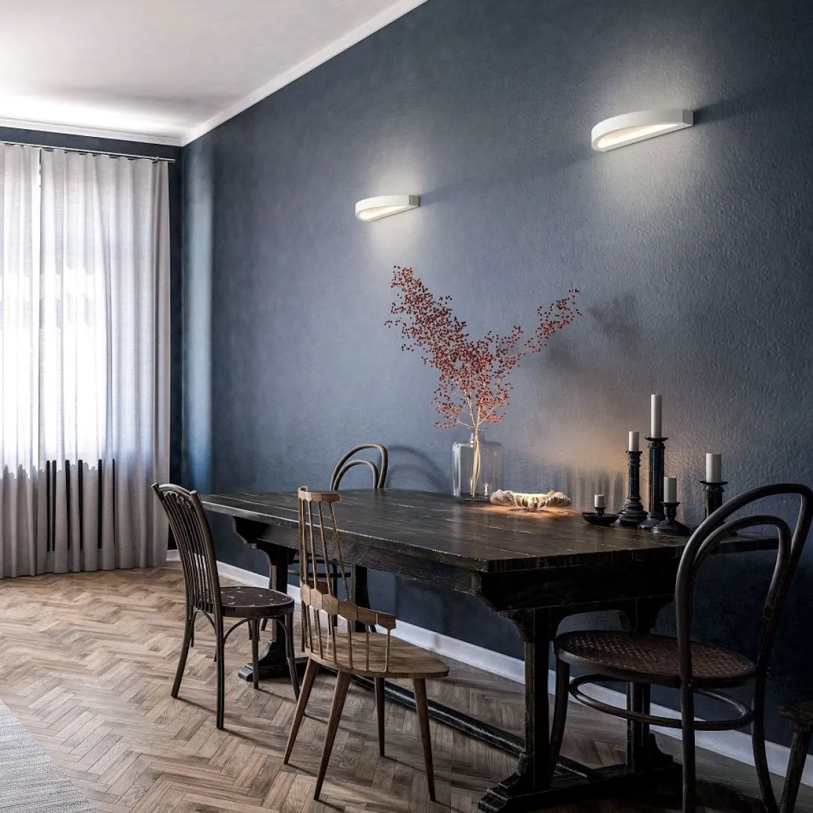 Fabas Luce 3697-21-102 LED Wandleuchte Cordoba 3000K weiss holz