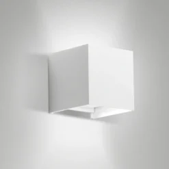 Fabas Luce 6541-21-254 LED Wandleuchte Cuba 10x10cm weiß 3000K  IP54