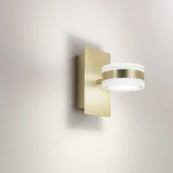 Fabas Luce 3239-21-119 LED Wandleuchte Dunk messing satiniert