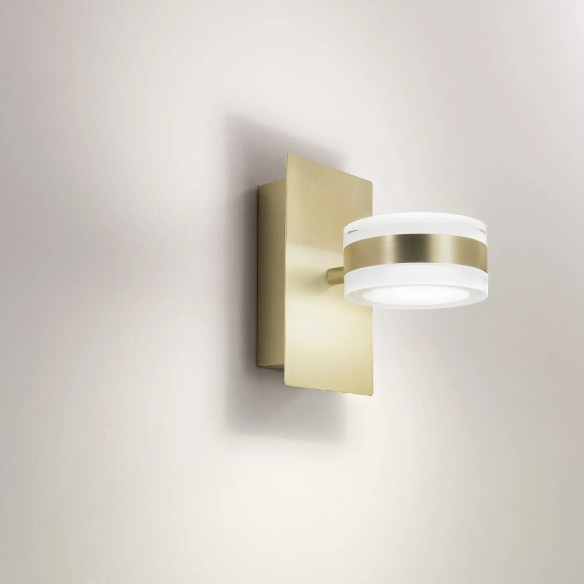 Fabas Luce 3239-21-119 LED Wandleuchte Dunk messing satiniert