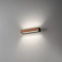 Fabas Luce 3680-29-165 LED Wandleuchte Hazel 38cm teakholz 3000K IP65