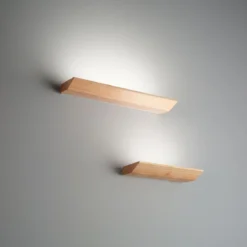Fabas Luce 3663-26-215 LED Wandleuchte Linus eichenholz 60cm