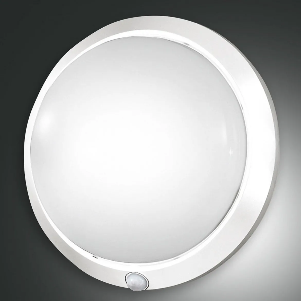 FABAS LUCE No. 2796-61-102 Deckenleuchte ARMILLA weiss IP 44 mit Bewegungsmelder