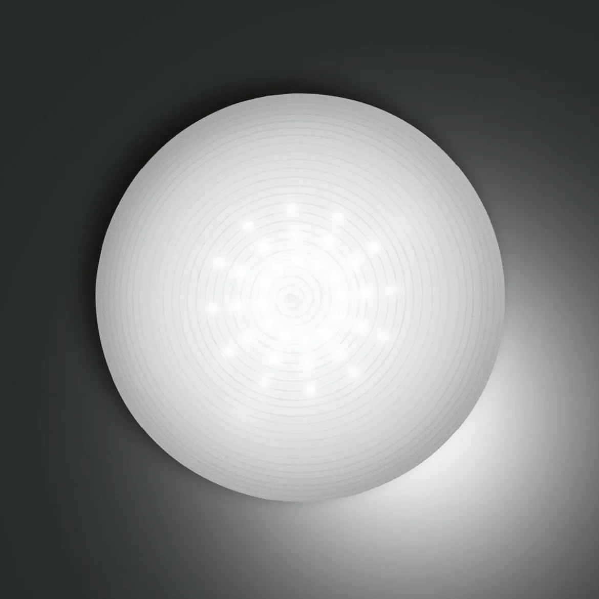 FABAS LUCE No. 3109-61-258 Deckenleuchte PANDORA LED D.30 weiss gewischt