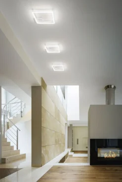 FABAS LUCE No. 3394-23-102  LED Deckenleuchte Bard 27x27 weiss dimmbar 4000K