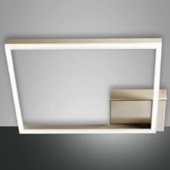FABAS LUCE No. 3394-61-225 LED Deckenleuchte Bard 42x42 gold edelmatt dimmbar