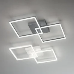 FABAS LUCE No. 3394-65-102 LED Deckenleuchte Bard 65x65 weiss dimmbar