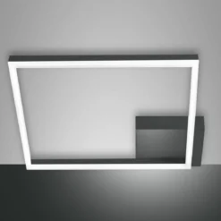 FABAS LUCE No. 3394-61-282 LED Deckenleuchte Bard 42x42 anthrazit dimmbar