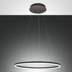 FABAS LUCE No. 3508-40-101 LED Pendelleuchte Giotto schwarz 60 cm dimmbar
