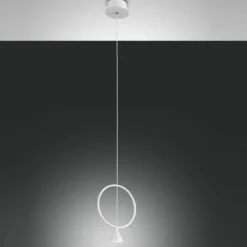 FABAS LUCE No. 3388-40-102 LED Pendelleuchte Sirio weiß 1-flammig