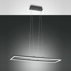 FABAS LUCE No. 3394-45-282 LED Pendelleuchte Bard anthrazit 92x32 dimmbar