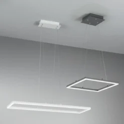 FABAS LUCE No. 3394-45-282 LED Pendelleuchte Bard anthrazit 92x32 dimmbar