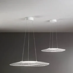 FABAS LUCE No. 3625-40-102 LED-Pendelleuchte Vela 59x43cm Weiss