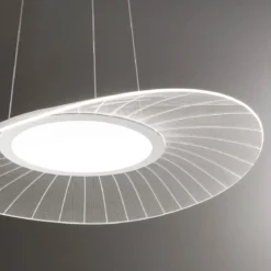 FABAS LUCE No. 3625-45-102 LED-Pendelleuchte Vela 78x55cm Weiss