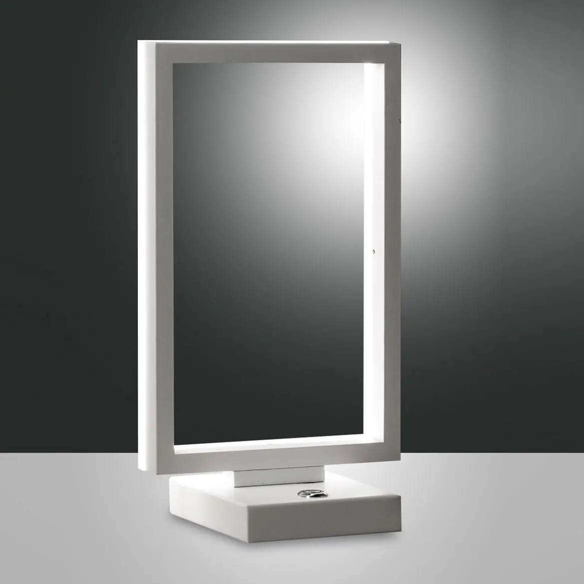 FABAS LUCE No. 3394-30-102 LED Tischleuchte Bard weiss dimmbar 30 cm