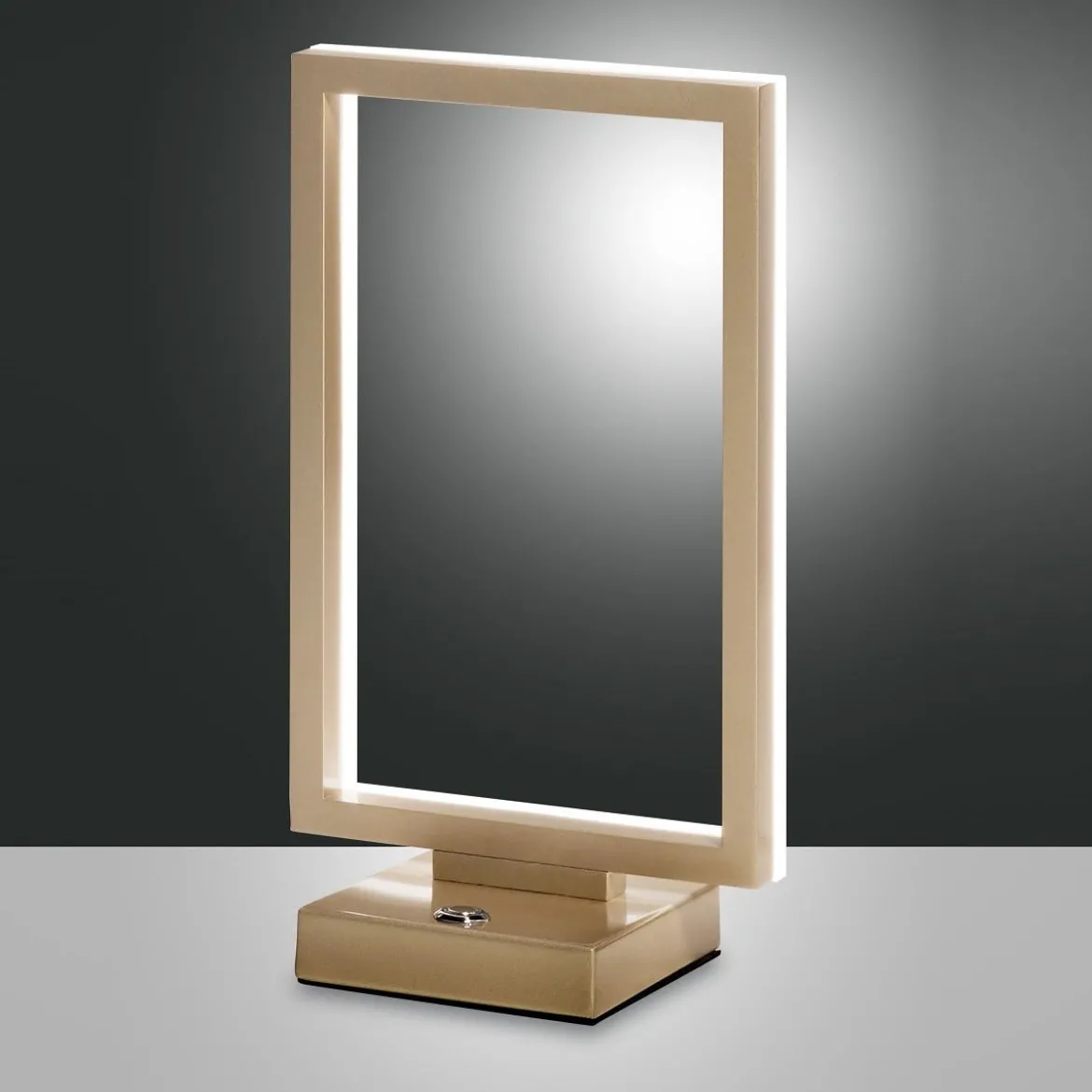 FABAS LUCE No. 3394-30-225 LED Tischleuchte Bard gold edelmatt dimmbar 30 cm