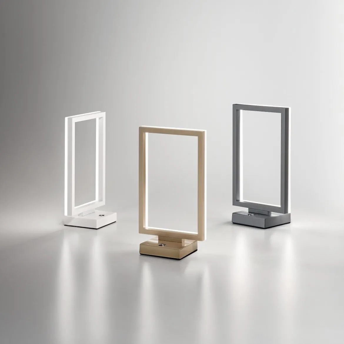 FABAS LUCE No. 3394-30-282 LED Tischleuchte Bard anthrazit dimmbar 30 cm