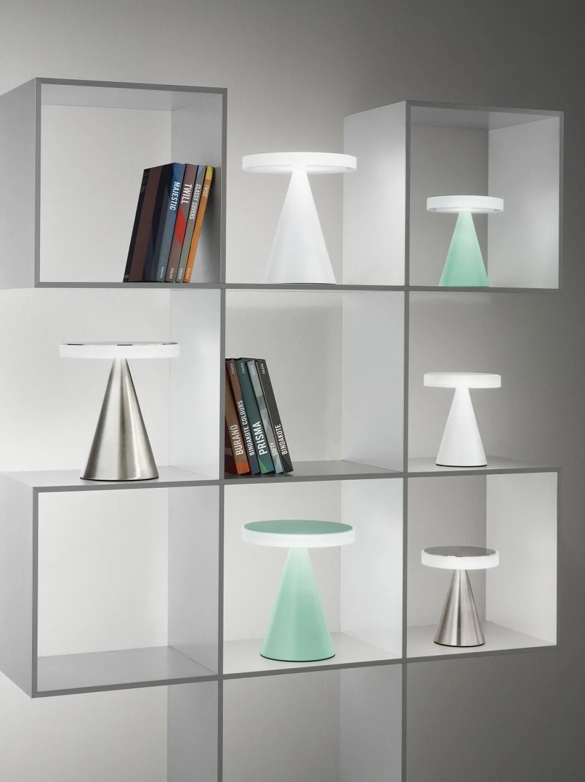 FABAS LUCE No. 3386-34-102 LED Tischleuchte Neutra weiss mit Touchdimmer 20 cm