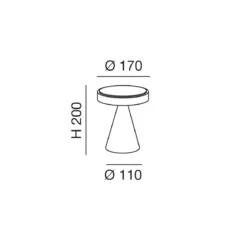 FABAS LUCE No. 3386-34-178 LED Tischleuchte Neutra nickel satiniert mit Touchdimmer 20 cm