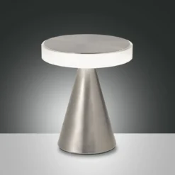 FABAS LUCE No. 3386-34-178 LED Tischleuchte Neutra nickel satiniert mit Touchdimmer 20 cm