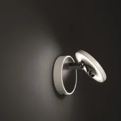 FABAS LUCE No. 3452-21-102 LED Wandleuchte Ara weiß schwarz mit Tastdimmer
