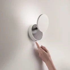 FABAS LUCE No. 3452-21-102 LED Wandleuchte Ara weiß schwarz mit Tastdimmer