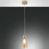 FABAS LUCE No. 3596-40-125 Pendelleuchte Dafne amber E27