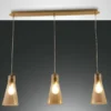 FABAS LUCE No. 3596-47-125 Pendelleuchte Dafne 3-flammig Amber E27