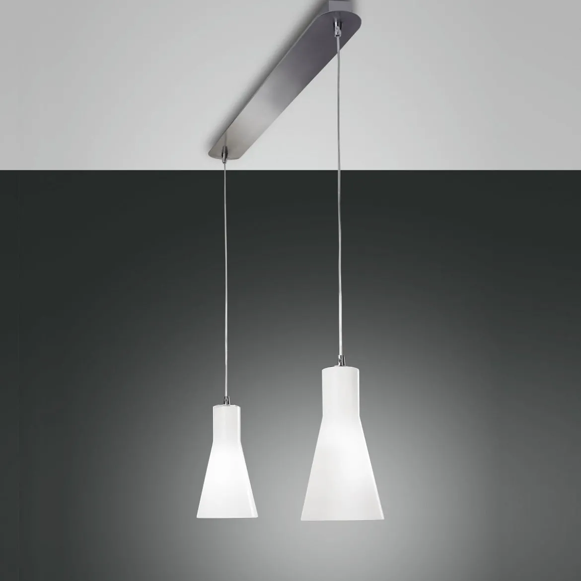 FABAS LUCE No. 2753-46-138 Pendelleuchte DIANA 2-flammig verchromt