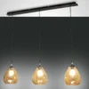 FABAS LUCE No. 3518-49-125 Pendelleuchte Gisella E27 3-flammig amber