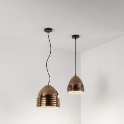 FABAS LUCE No. 3609-40-179 Pendelleuchte Gavia Schwarz Bronze E27 22cm