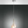 FABAS LUCE No. 3481-40-125 Pendelleuchte Lila amber E27 1-flammig
