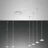 FABAS LUCE No. 3444-46-102 Pendelleuchte Susanna 6-flammig weiß chrom