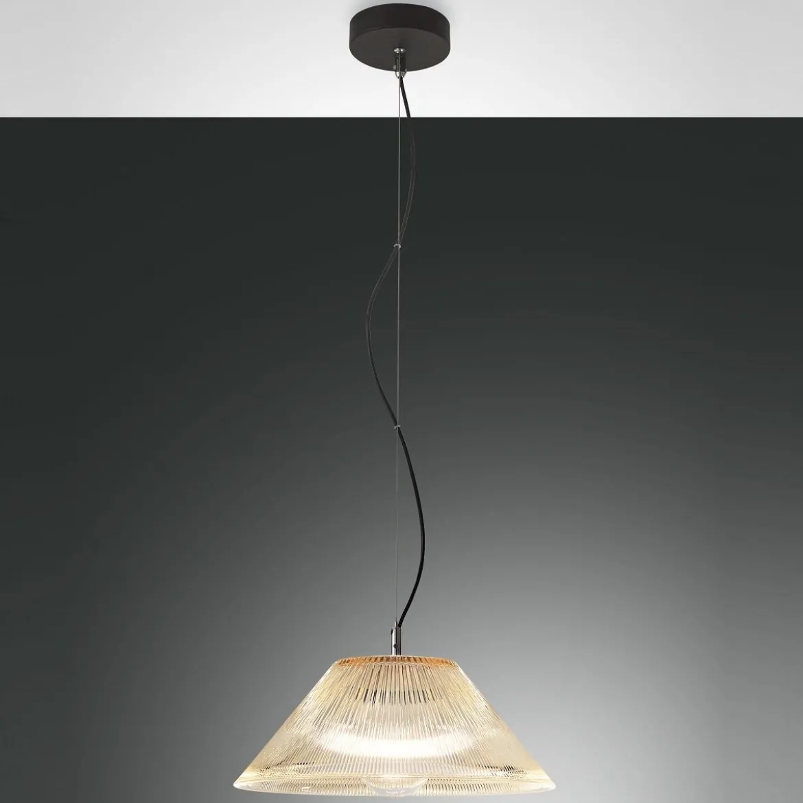 FABAS LUCE No. 3637-40-125 Pendelleuchte Salento Amber E27