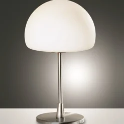 FABAS LUCE No. 3569-30-178 Tischleuchte GAIA Nickel satiniert LED G9 Touchdimmer