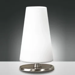 FABAS LUCE No. 3576-30-178 Tischleuchte Milady Nickel LED G9 Touchdimmer