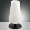 FABAS LUCE No. 3576-30-101 Tischleuchte Milady schwarz LED G9 Touchdimmer