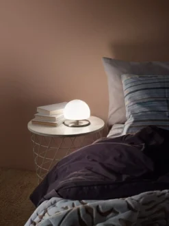 FABAS LUCE No. 3570-30-178 Tischleuchte Morgana Nickel satiniert LED G9 Touchdimmer