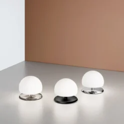 FABAS LUCE No. 3570-30-178 Tischleuchte Morgana Nickel satiniert LED G9 Touchdimmer
