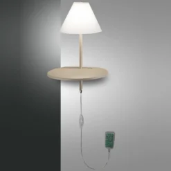 FABAS LUCE No. 3417-20-292 Wandleuchte Goodnight LED taubengrau dimmbar