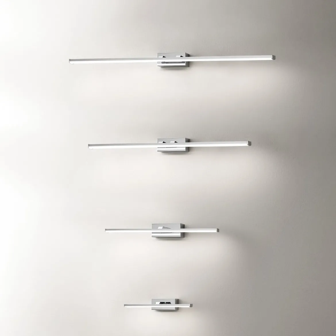 FABAS LUCE No. 3361-21-138 Wandleuchte Nala 30 cm chrom IP 44