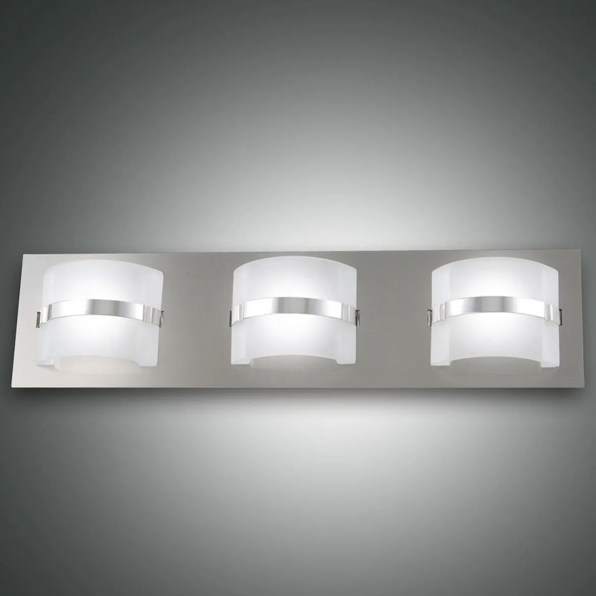 FABAS LUCE No. 3263-23-178 Wandleuchte NISIDE 3-flammig, nickel satiniert
