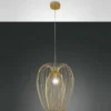 Fabas Luce 3677-45-225 Pendelleuchte Camp 40cm gold E27
