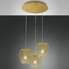 Fabas Luce 3677-47-225 Pendelleuchte Camp 3-flammig gold E27