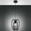 Fabas Luce 3677-40-101 Pendelleuchte Camp 25cm schwarz E27