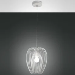 Fabas Luce 3677-40-102 Pendelleuchte Camp 25cm weiss E27