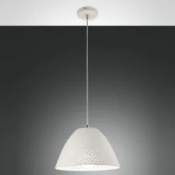 Fabas Luce 3532-40-102 Pendelleuchte Casale Keramik weiss 30cm