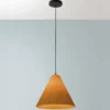 Fabas Luce 3758-40-367 Pendelleuchte Cone senffarben 32cm E27