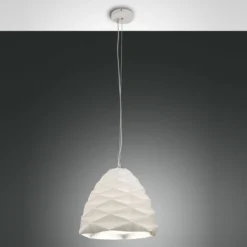 Fabas Luce 3533-45-102 Pendelleuchte Duchessa 30cm Keramik weiss